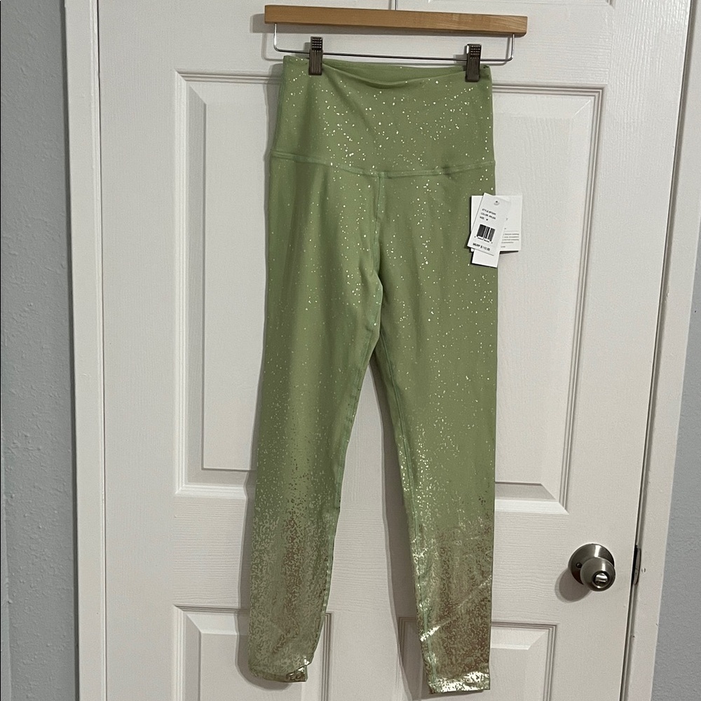 Beyond Yoga Sparkling Olive Leggings